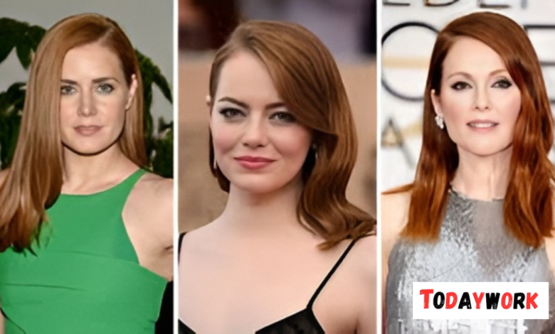 celebrity ginger hair