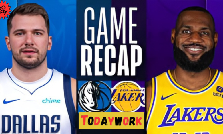 lakers vs dallas mavericks match player stats