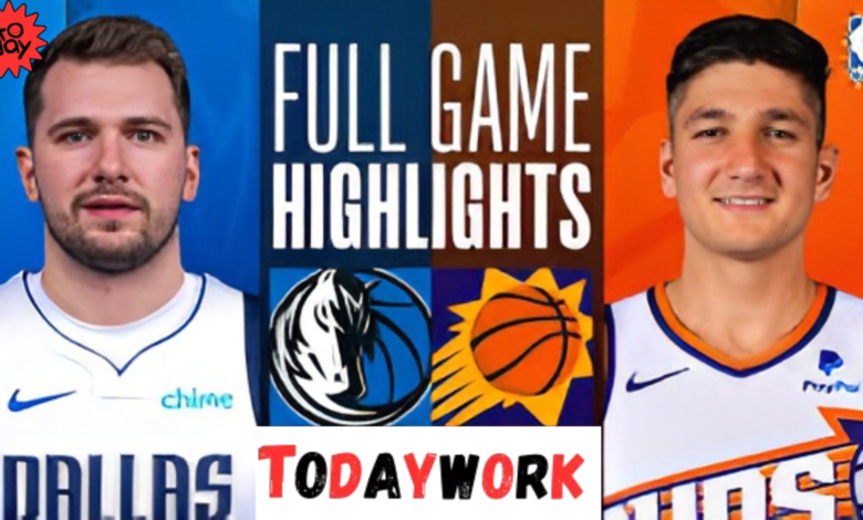 phoenix suns vs dallas mavericks match player stats