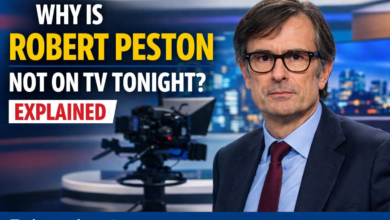 why is robert peston not on tv tonight